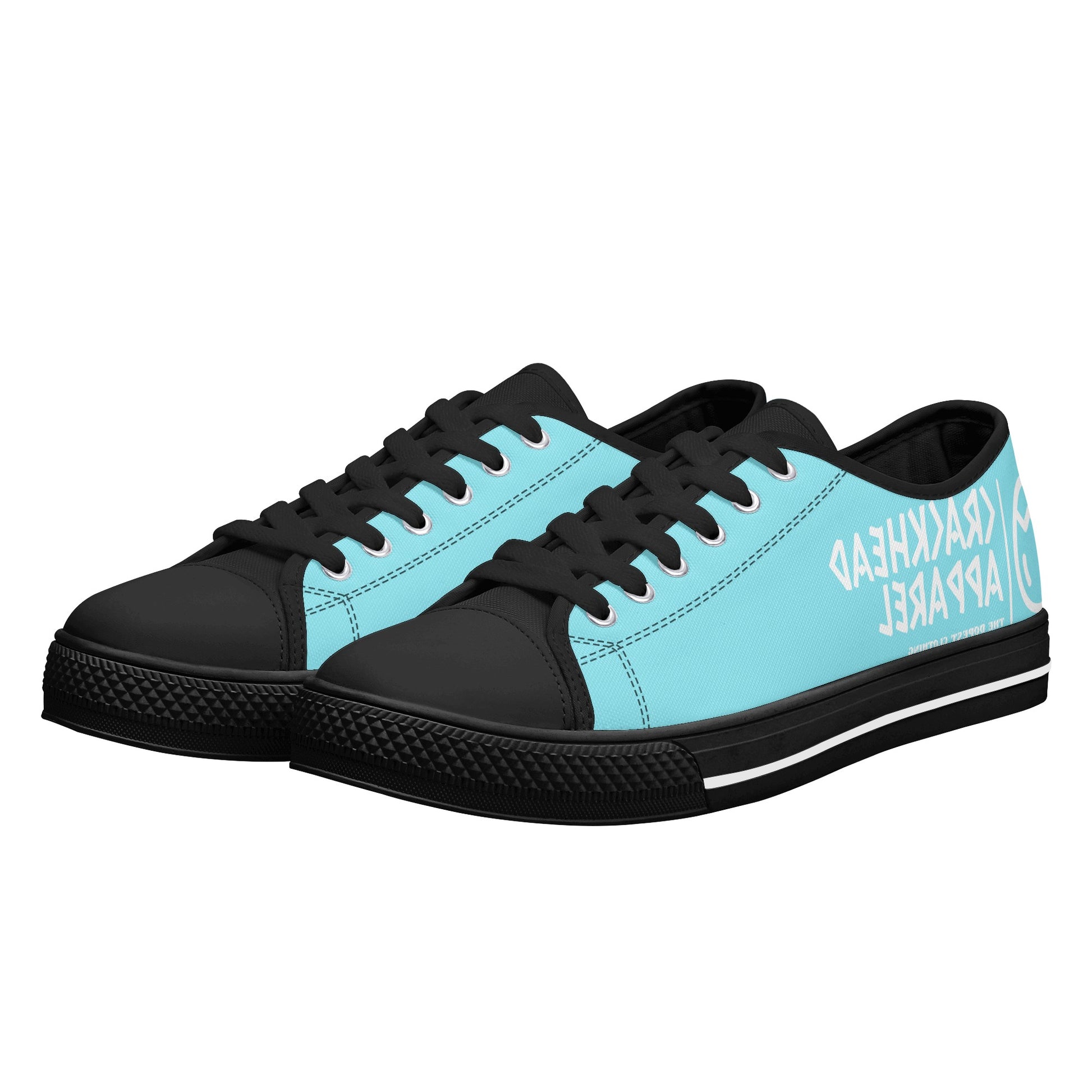 Women's Crackhead Apparel Low Top Canvas Shoes - Crackhead Apparel