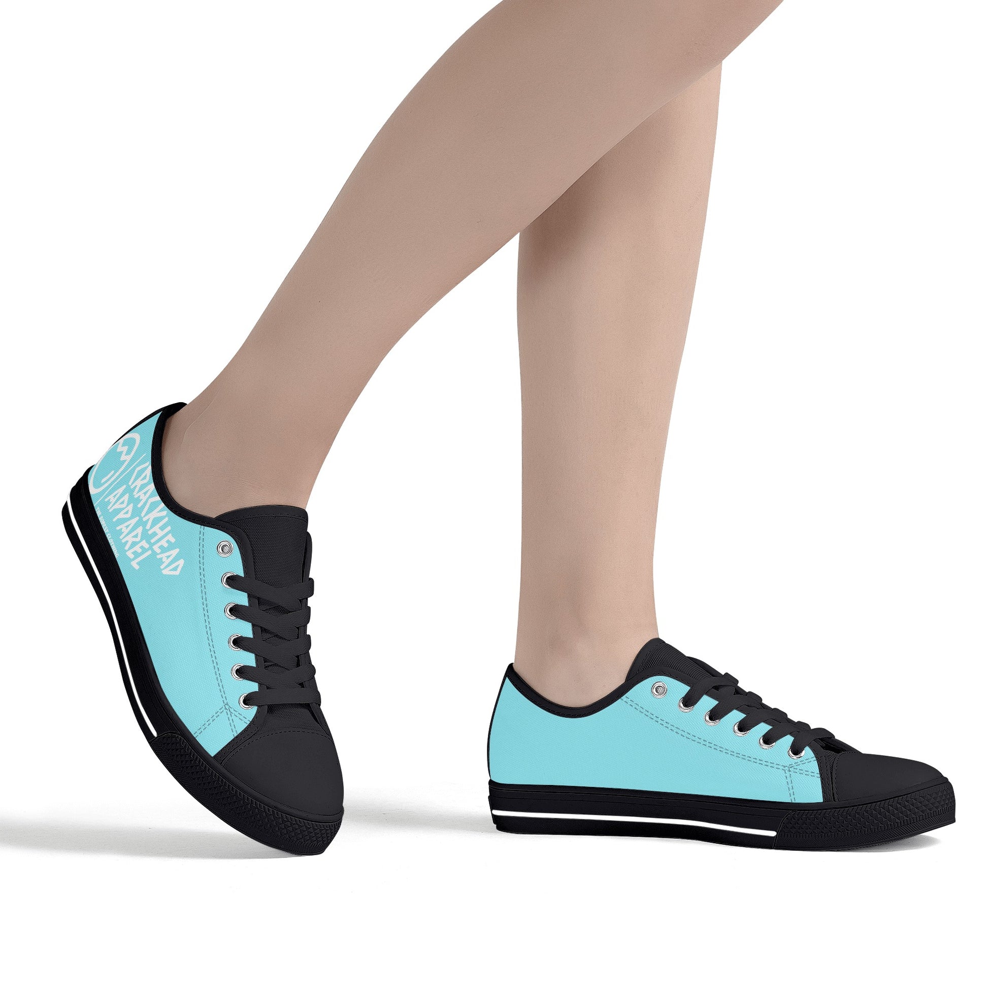 Women's Crackhead Apparel Low Top Canvas Shoes - Crackhead Apparel