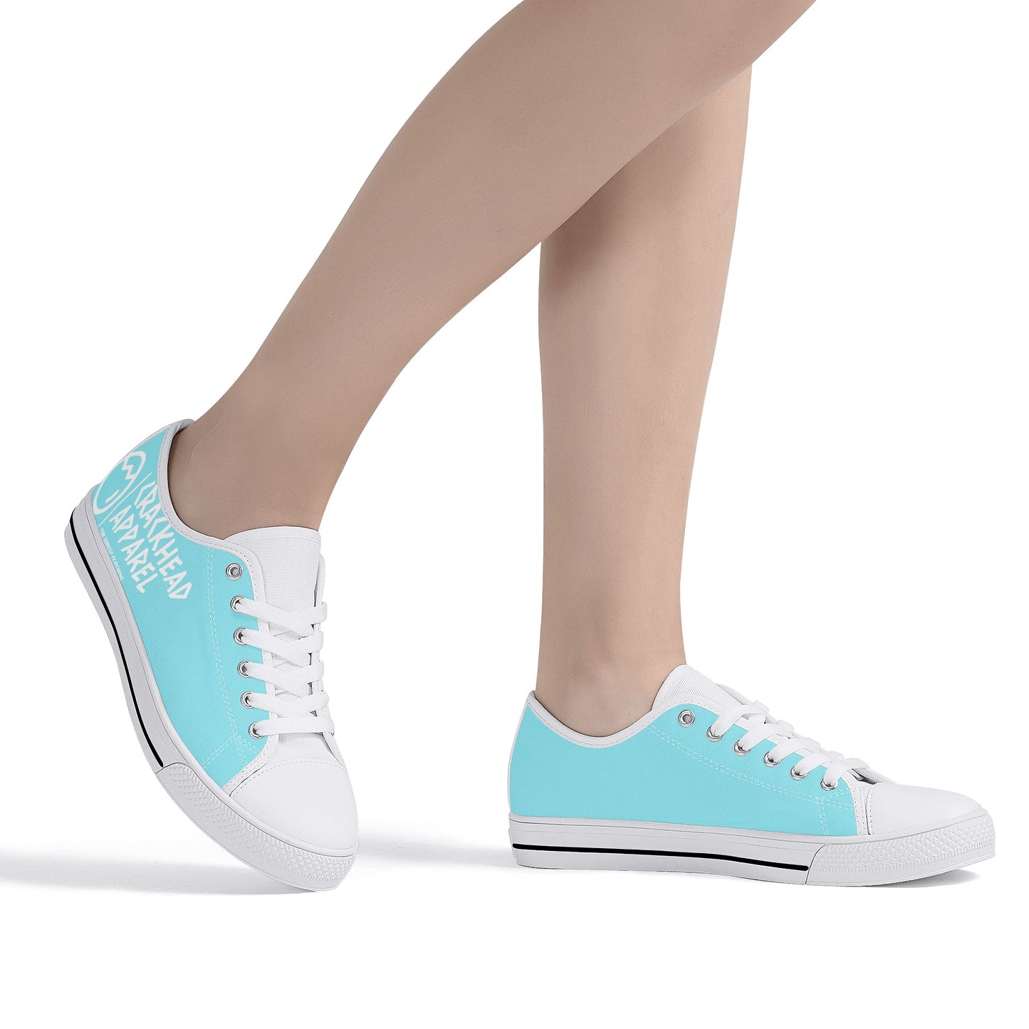 Women's Crackhead Apparel Low Top Canvas Shoes - Crackhead Apparel