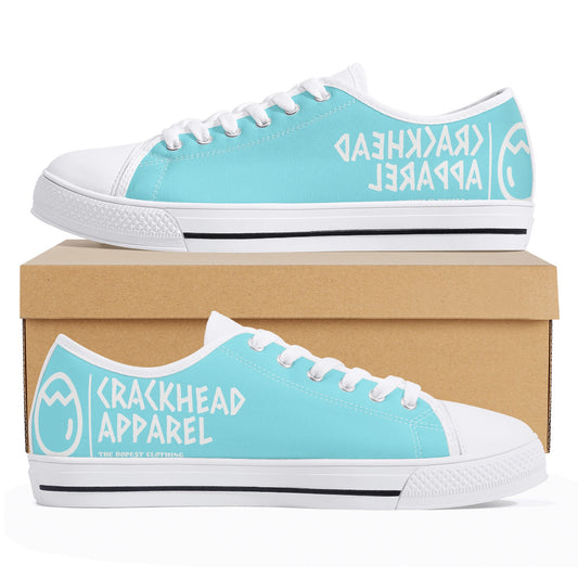 Women's Crackhead Apparel Low Top Canvas Shoes - Crackhead Apparel