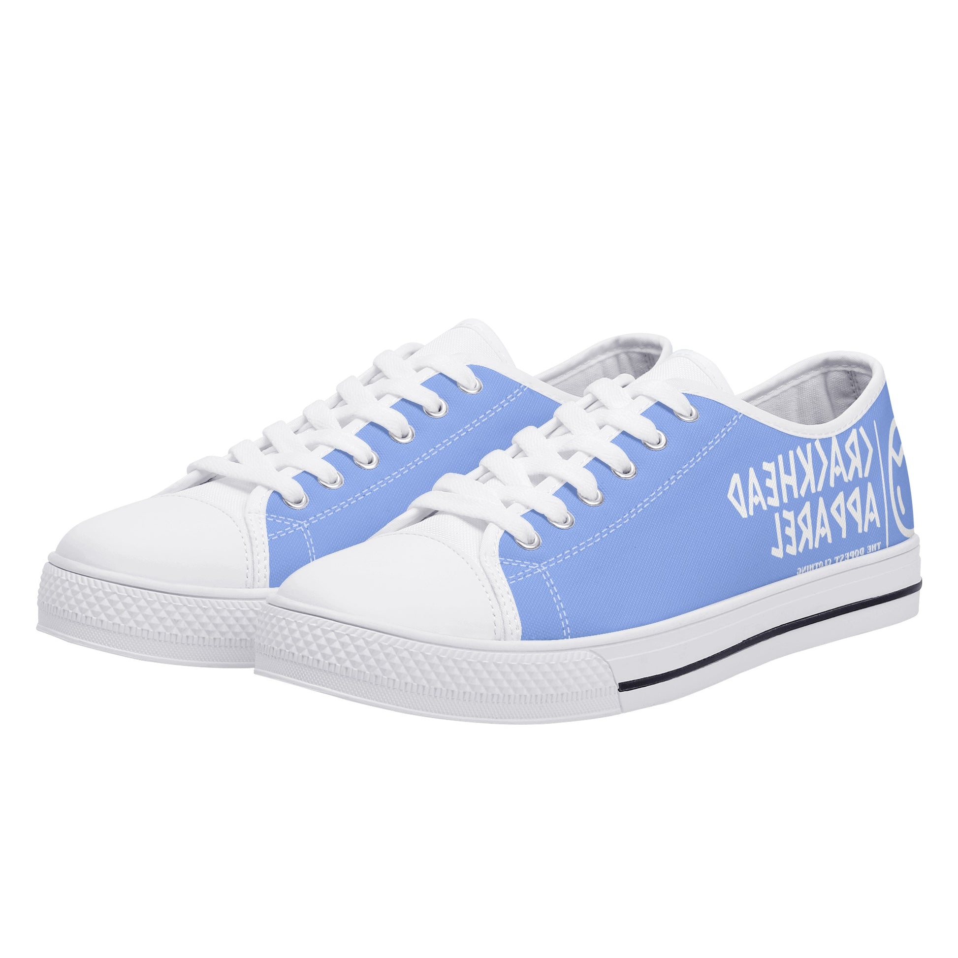 Women's Crackhead Apparel Low Top Canvas Shoes - Crackhead Apparel