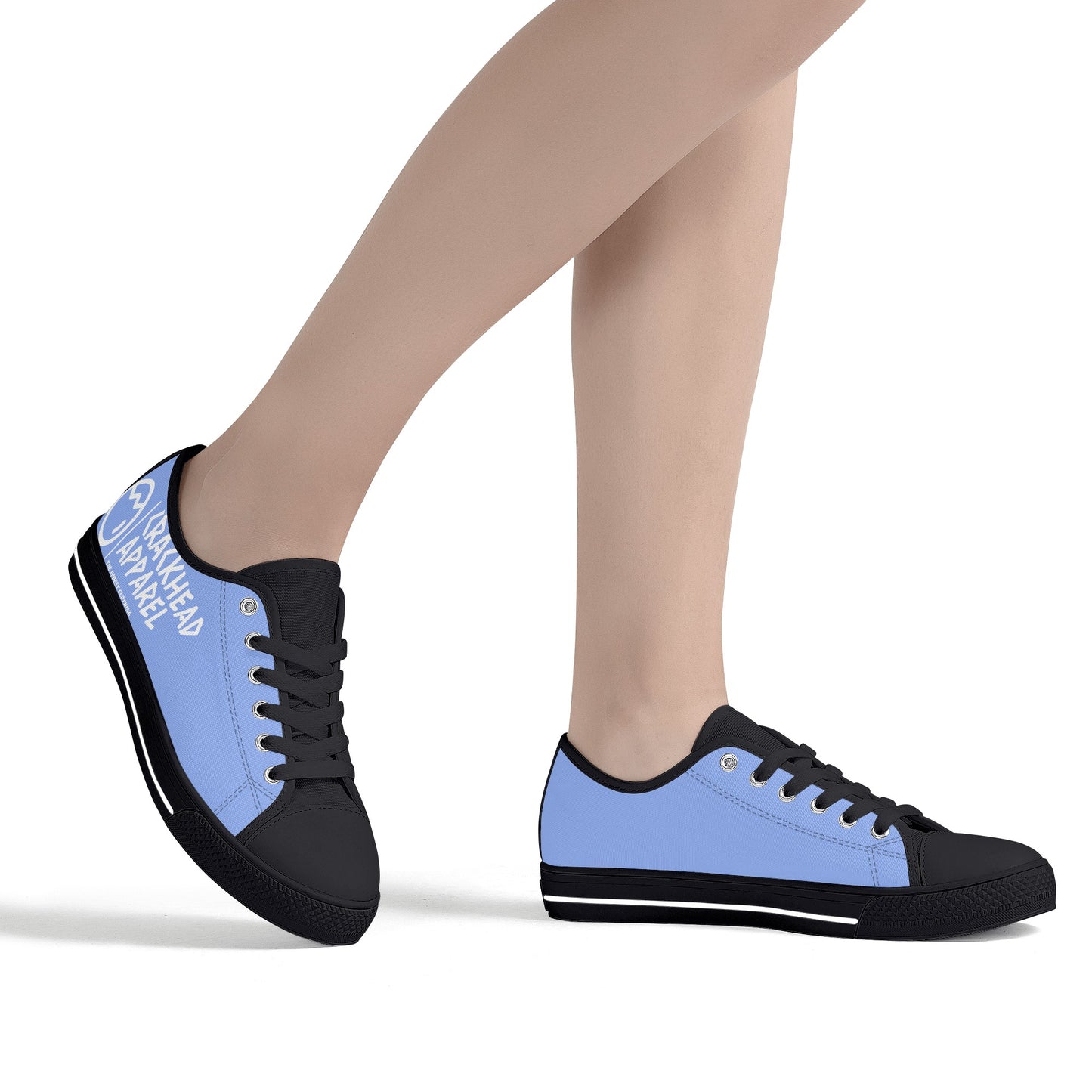 Women's Crackhead Apparel Low Top Canvas Shoes - Crackhead Apparel
