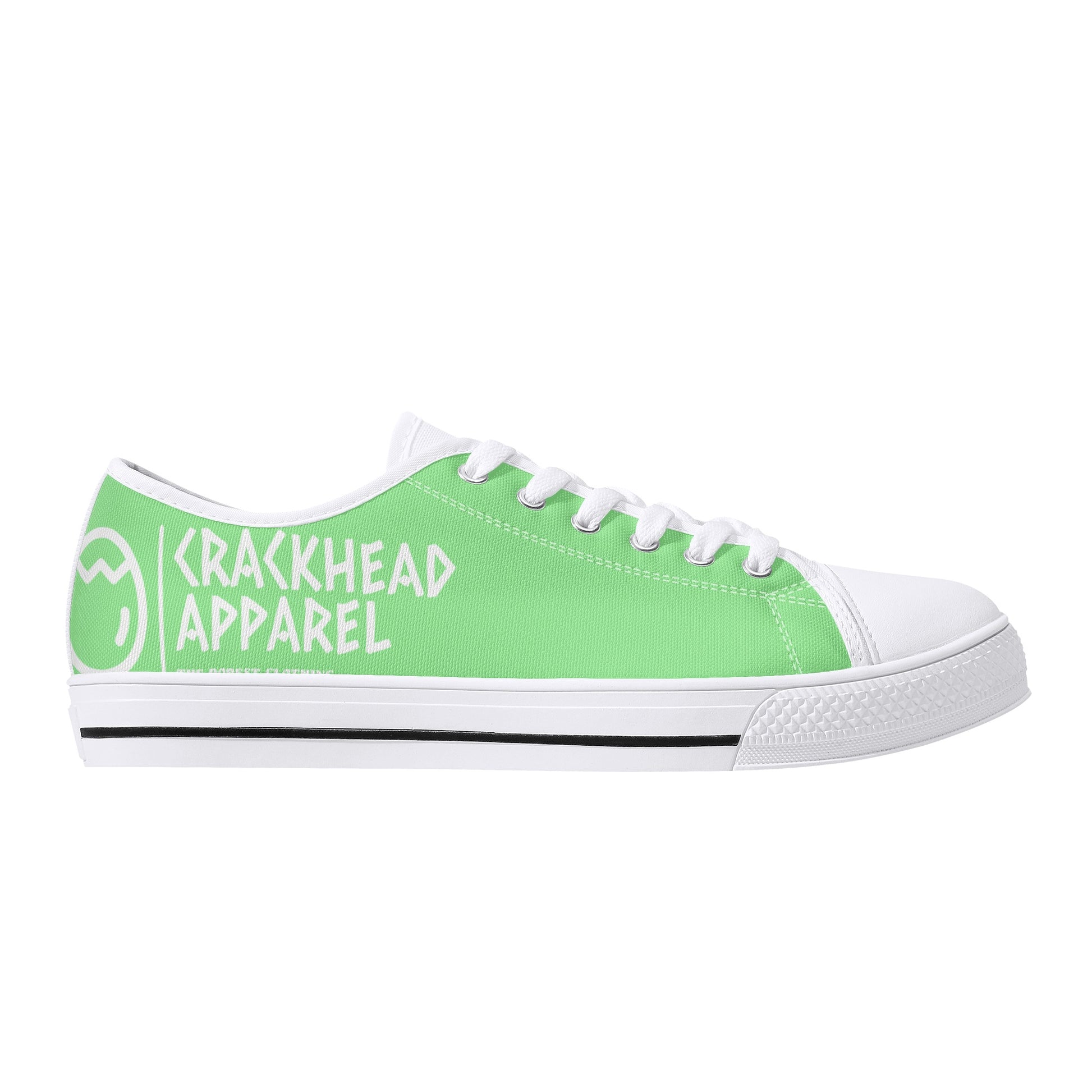 Women's Splitz Crackhead Low Top Canvas Shoes - Crackhead Apparel
