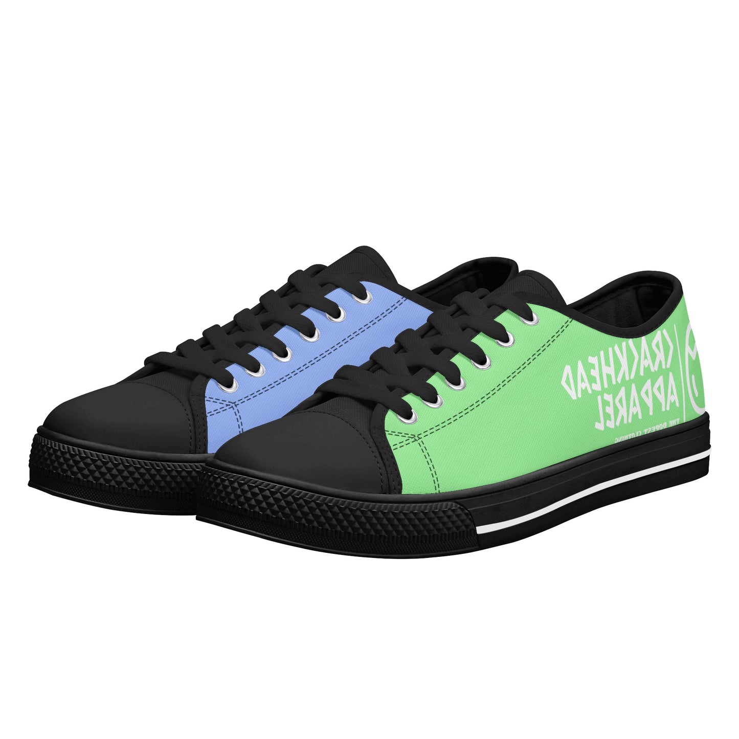 Women's Splitz Crackhead Low Top Canvas Shoes - Crackhead Apparel