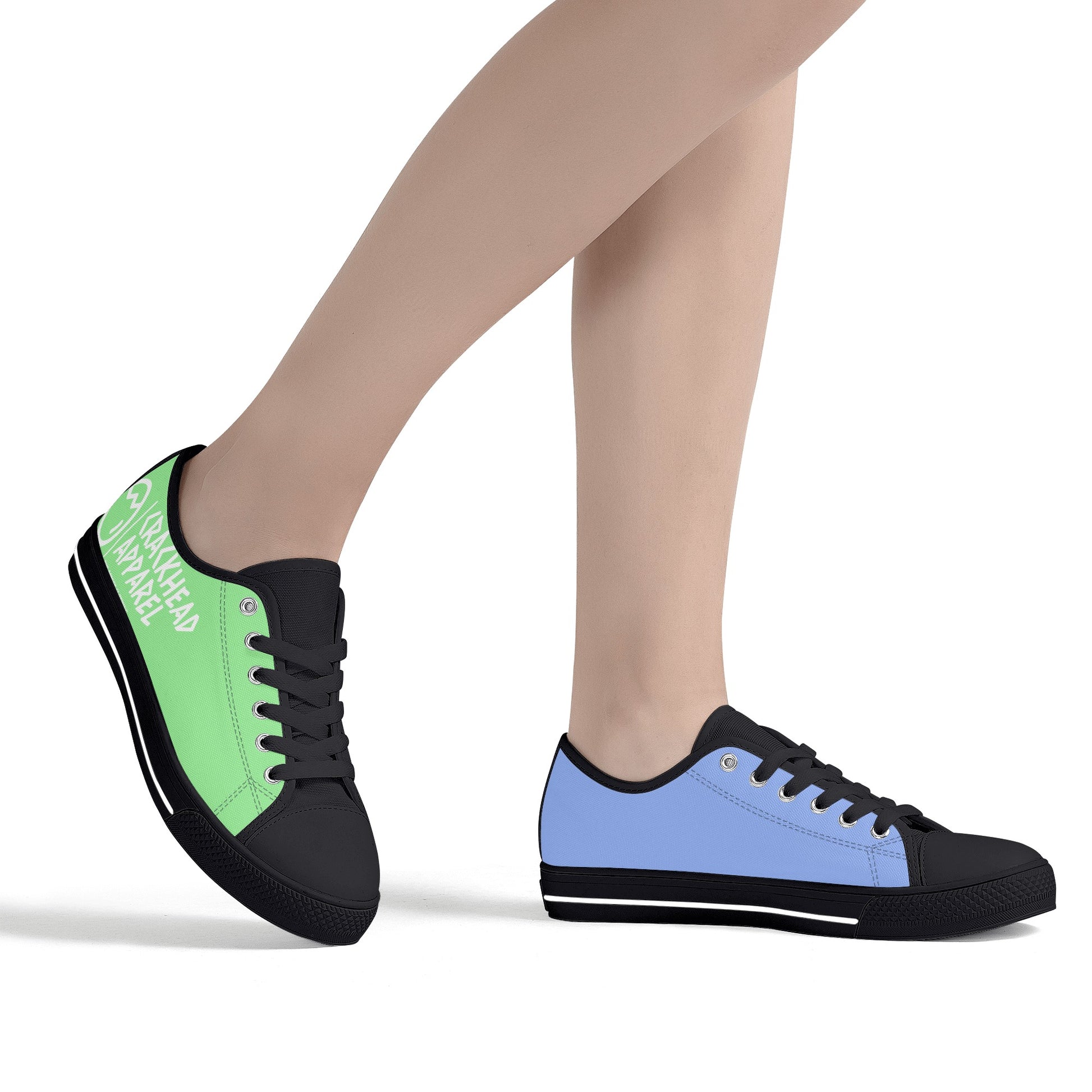 Women's Splitz Crackhead Low Top Canvas Shoes - Crackhead Apparel