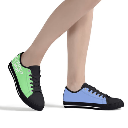 Women's Splitz Crackhead Low Top Canvas Shoes - Crackhead Apparel