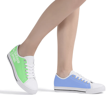 Women's Splitz Crackhead Low Top Canvas Shoes - Crackhead Apparel