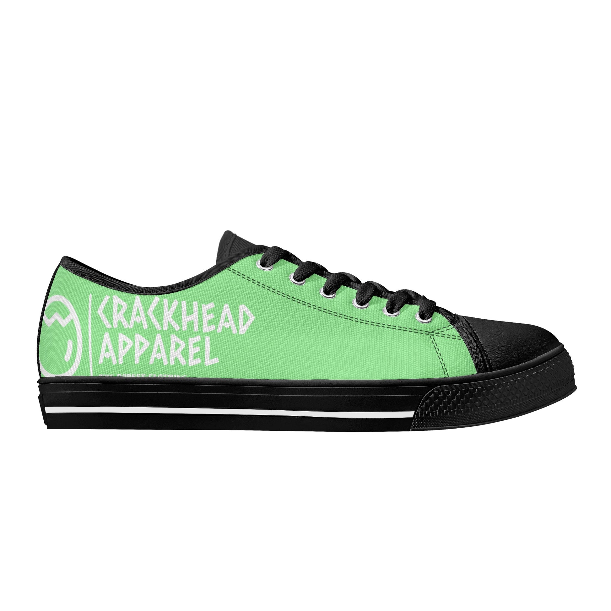 Women's Splitz Crackhead Low Top Canvas Shoes - Crackhead Apparel