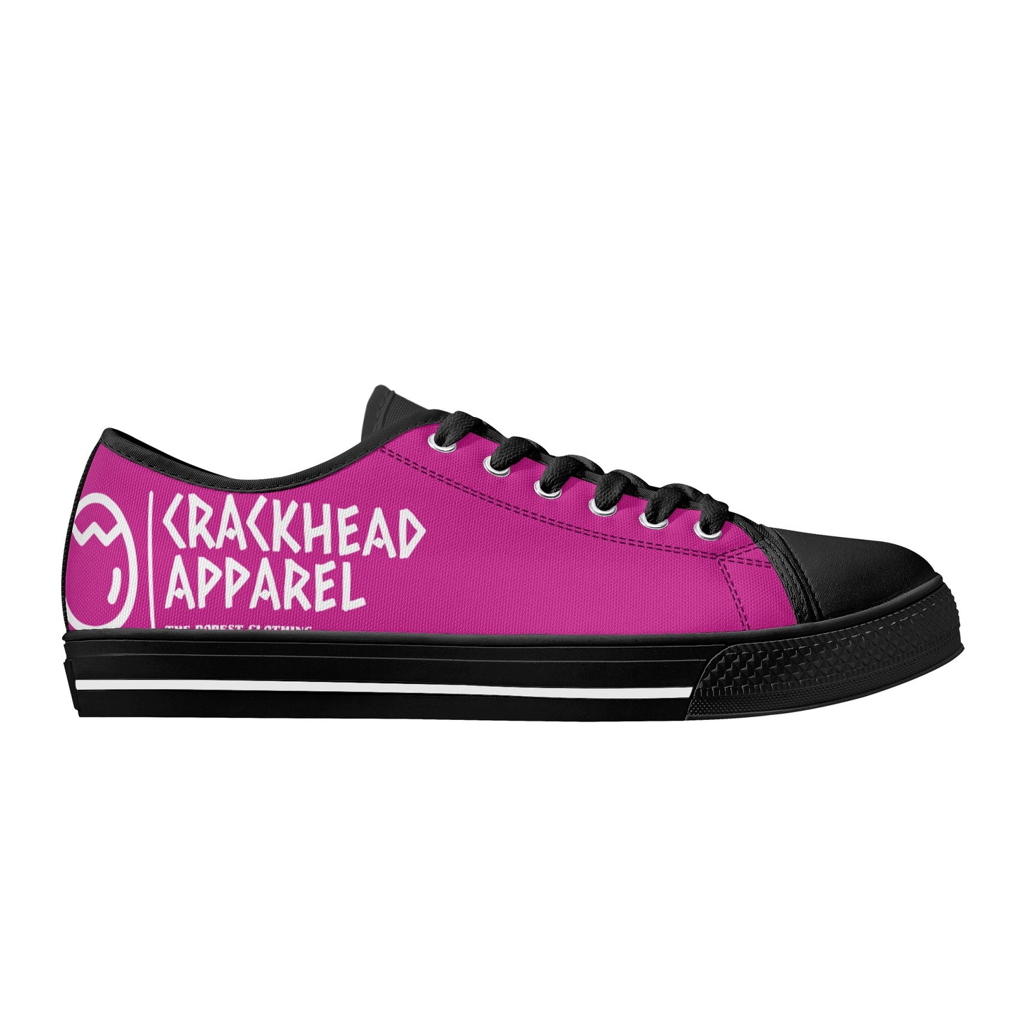 Women's Splitz Crackhead Low Top Canvas Shoes - Crackhead Apparel