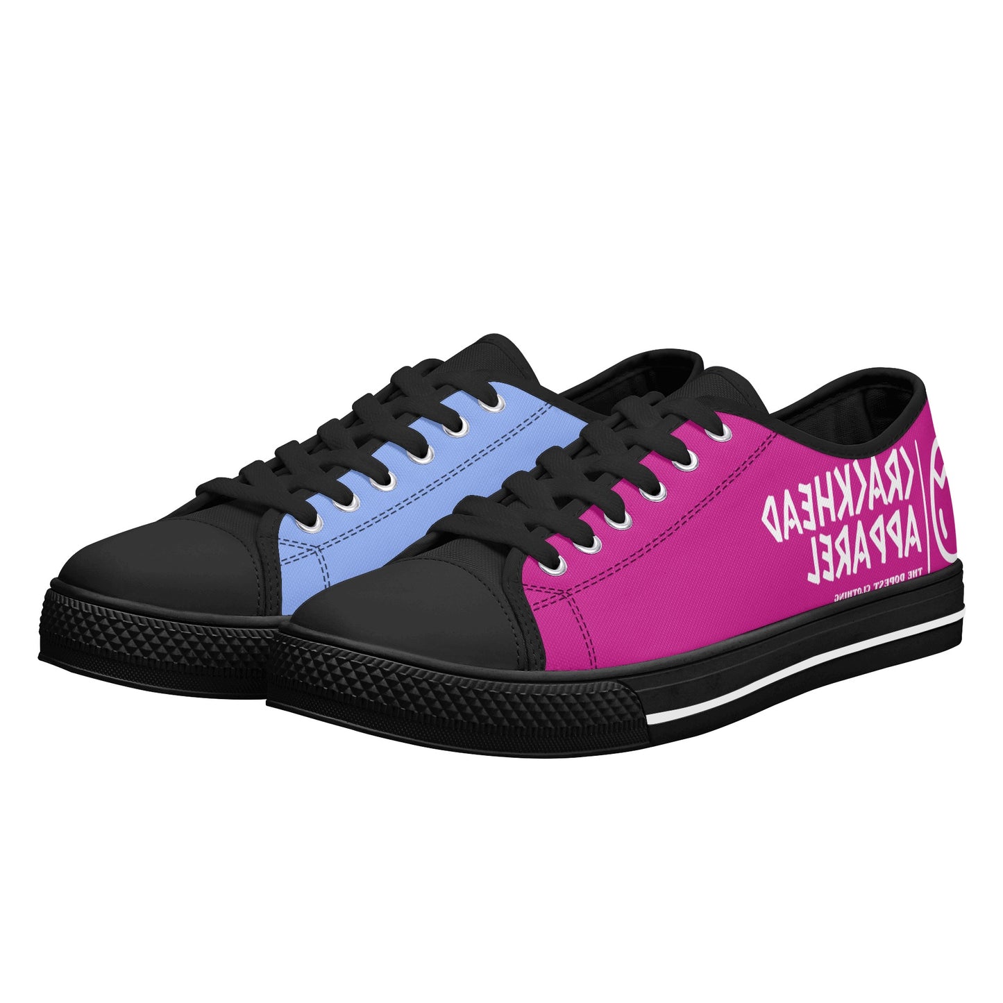 Women's Splitz Crackhead Low Top Canvas Shoes - Crackhead Apparel