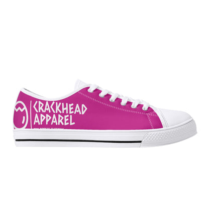 Women's Splitz Crackhead Low Top Canvas Shoes - Crackhead Apparel