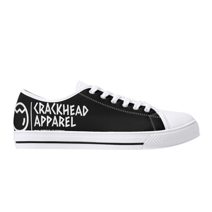 Women's Splitz Crackhead Low Top Canvas Shoes - Crackhead Apparel