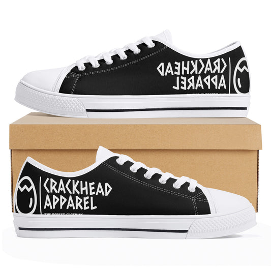 Women's Splitz Crackhead Low Top Canvas Shoes - Crackhead Apparel