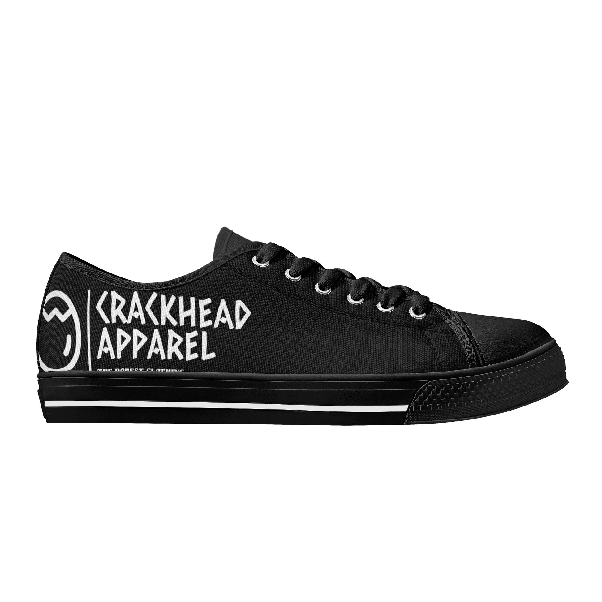 Women's Splitz Crackhead Low Top Canvas Shoes - Crackhead Apparel