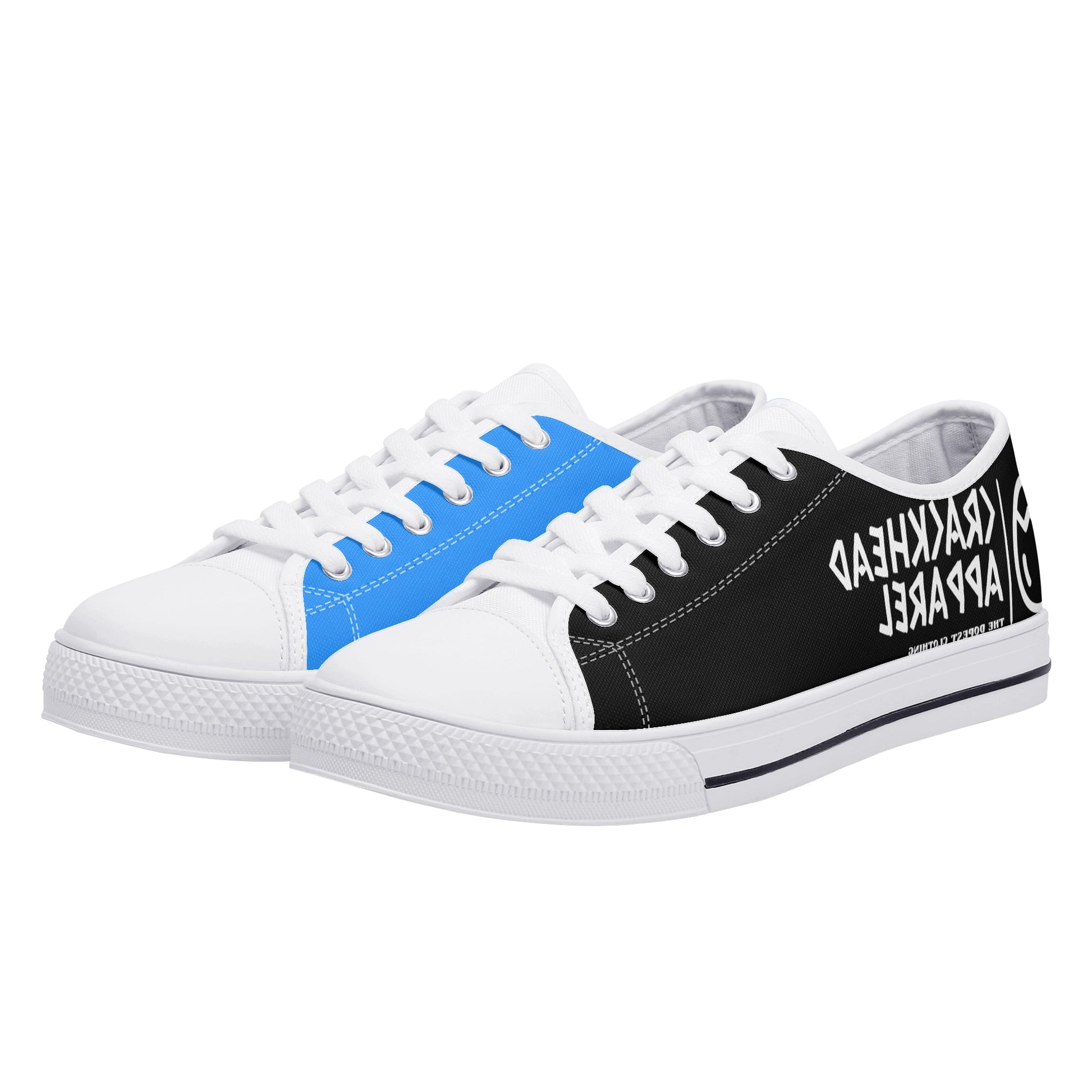 Women's Dual Colorz Crackhead Canvas Shoes - Crackhead Apparel