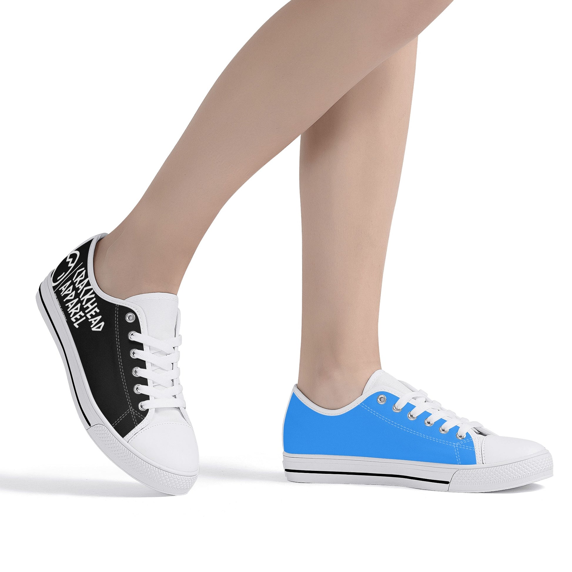 Women's Dual Colorz Crackhead Canvas Shoes - Crackhead Apparel