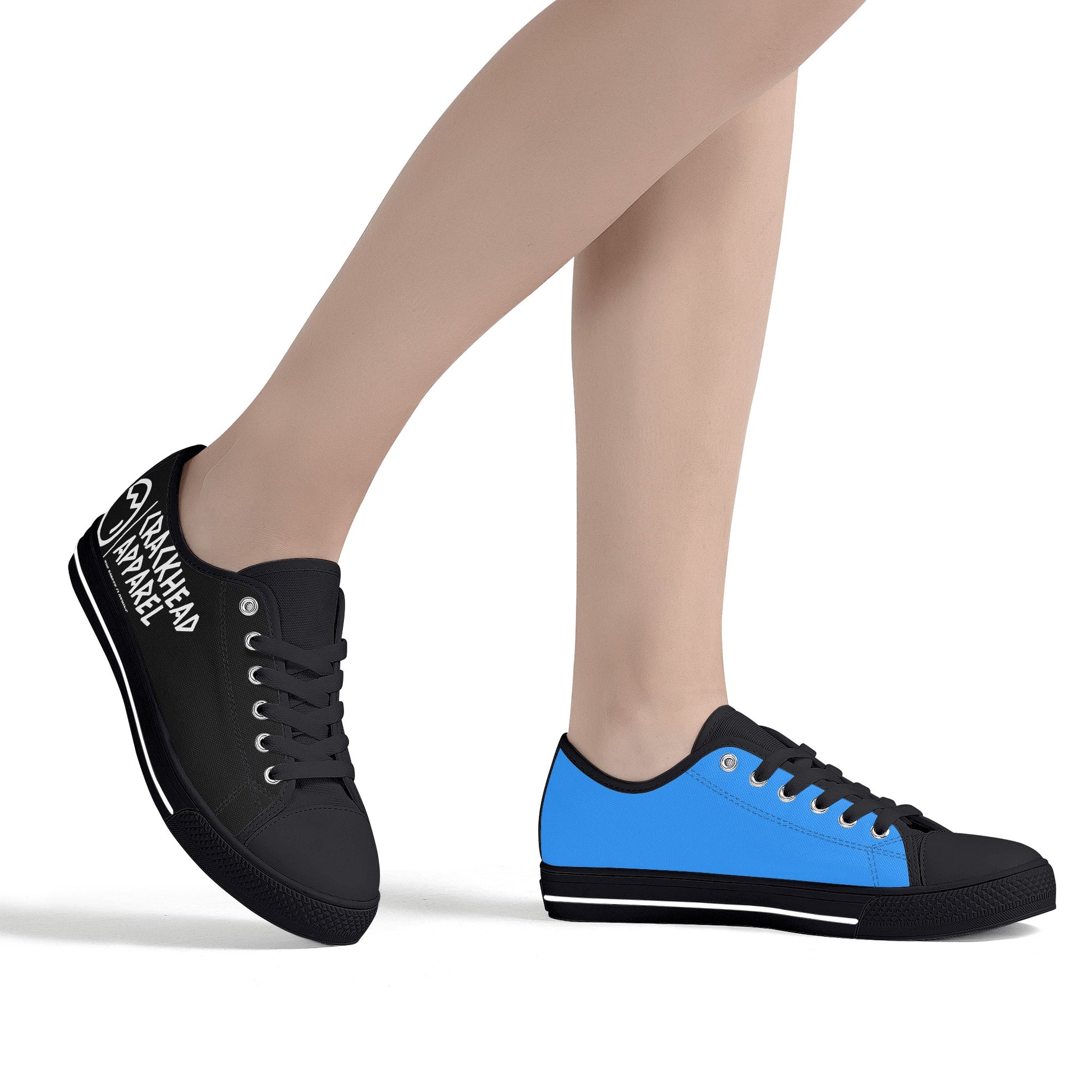 Women's Dual Colorz Crackhead Canvas Shoes - Crackhead Apparel