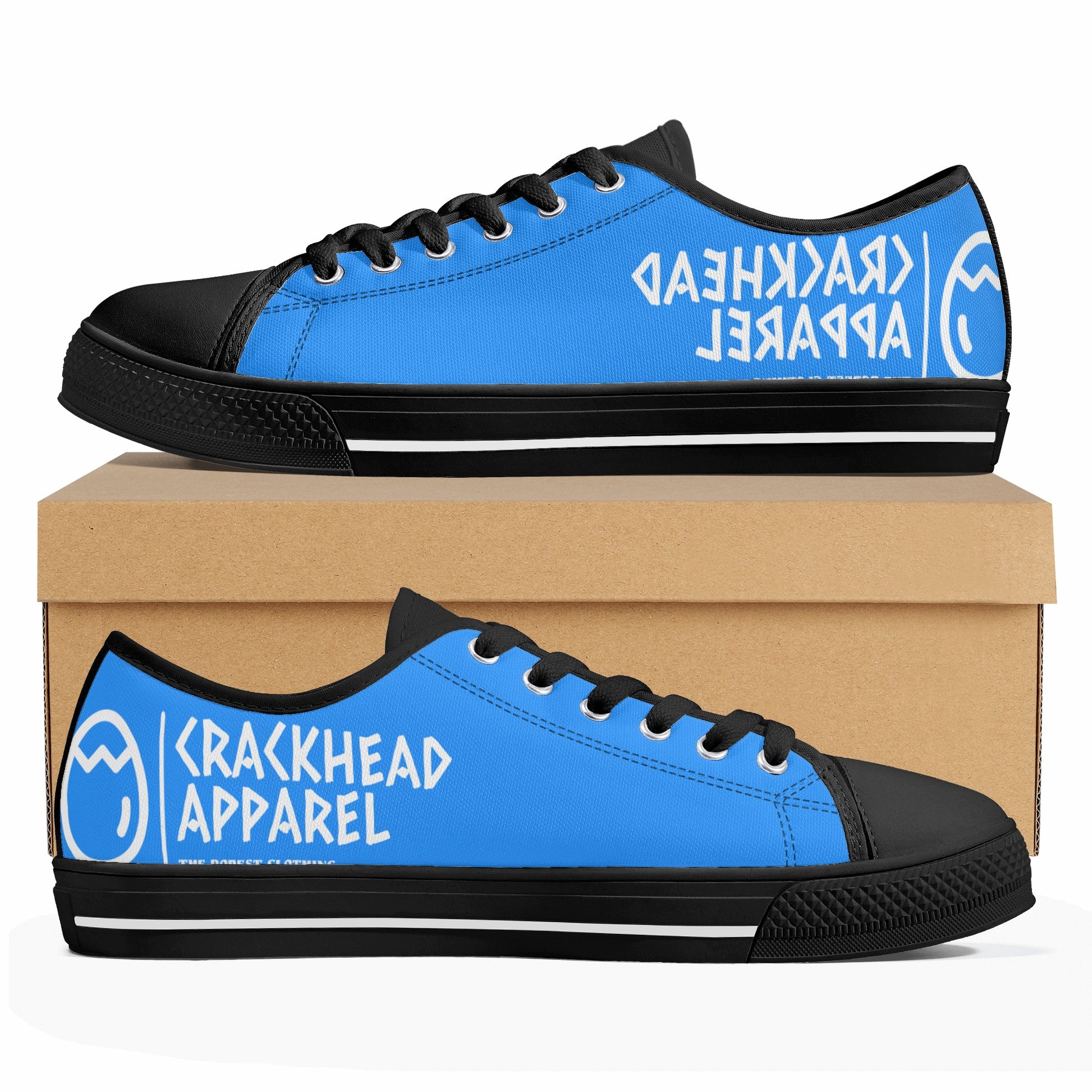 Women's Splitz Crackhead Low Top Canvas Shoes - Crackhead Apparel