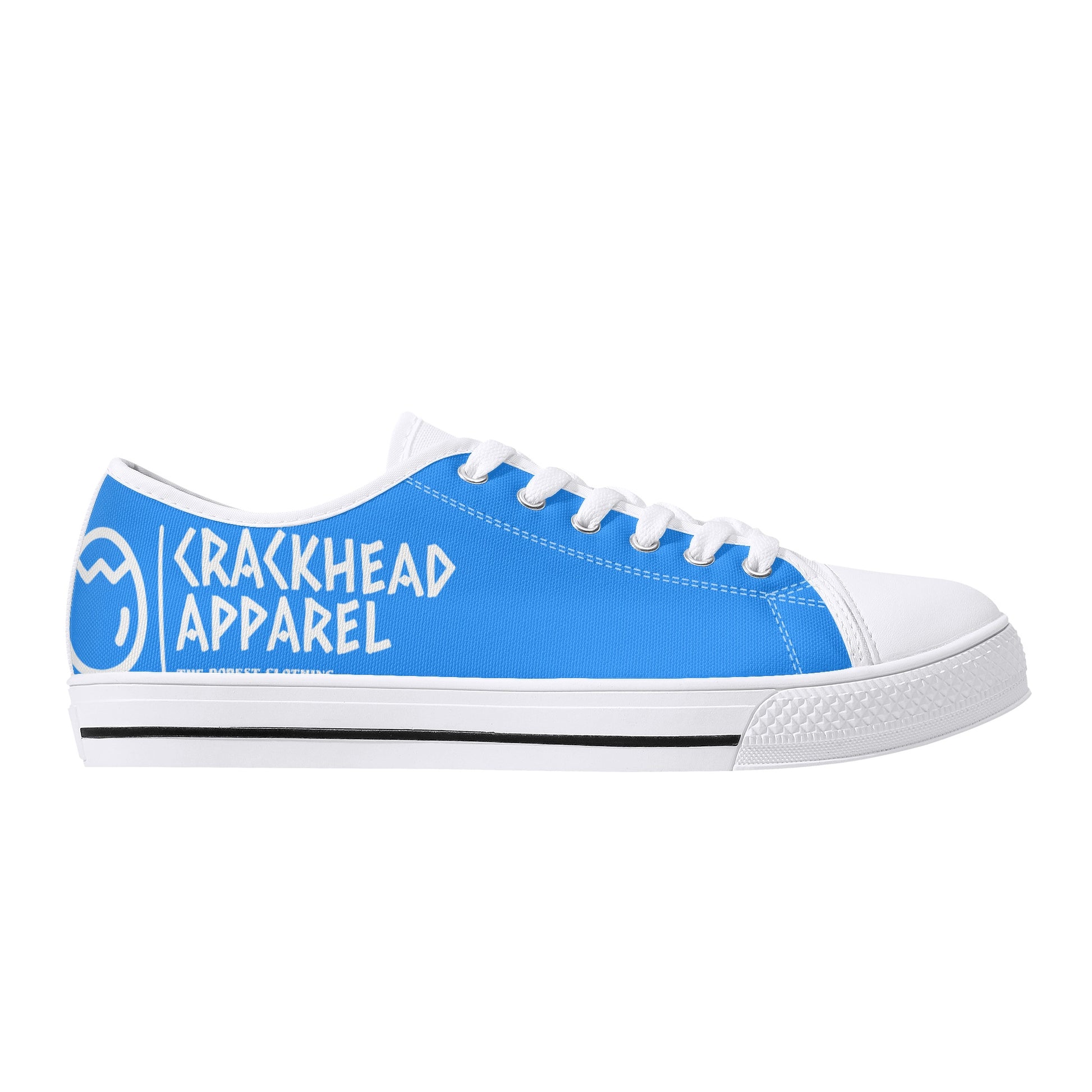 Women's Splitz Crackhead Low Top Canvas Shoes - Crackhead Apparel