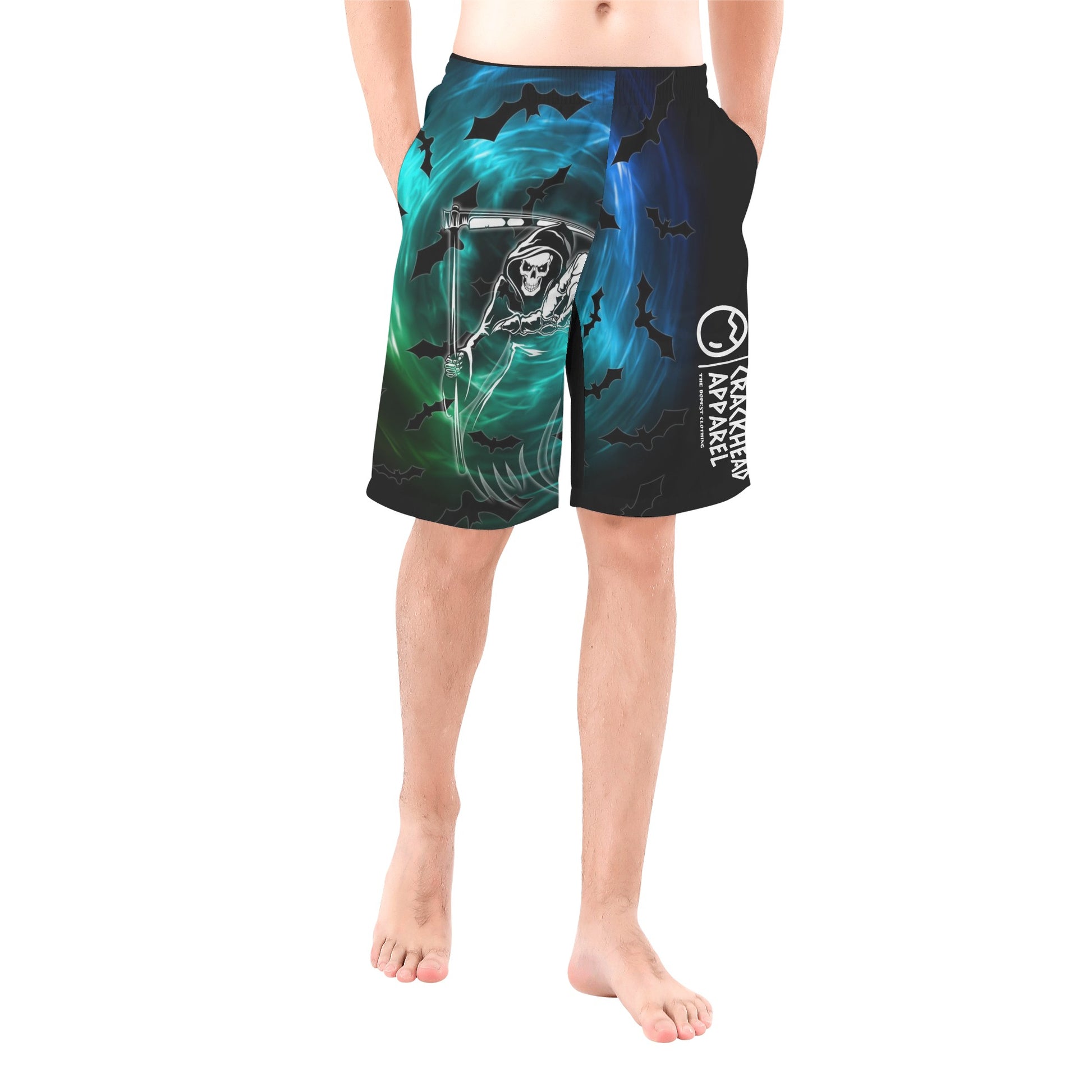 Men's Skullz Crackhead Board Shorts - Crackhead Apparel