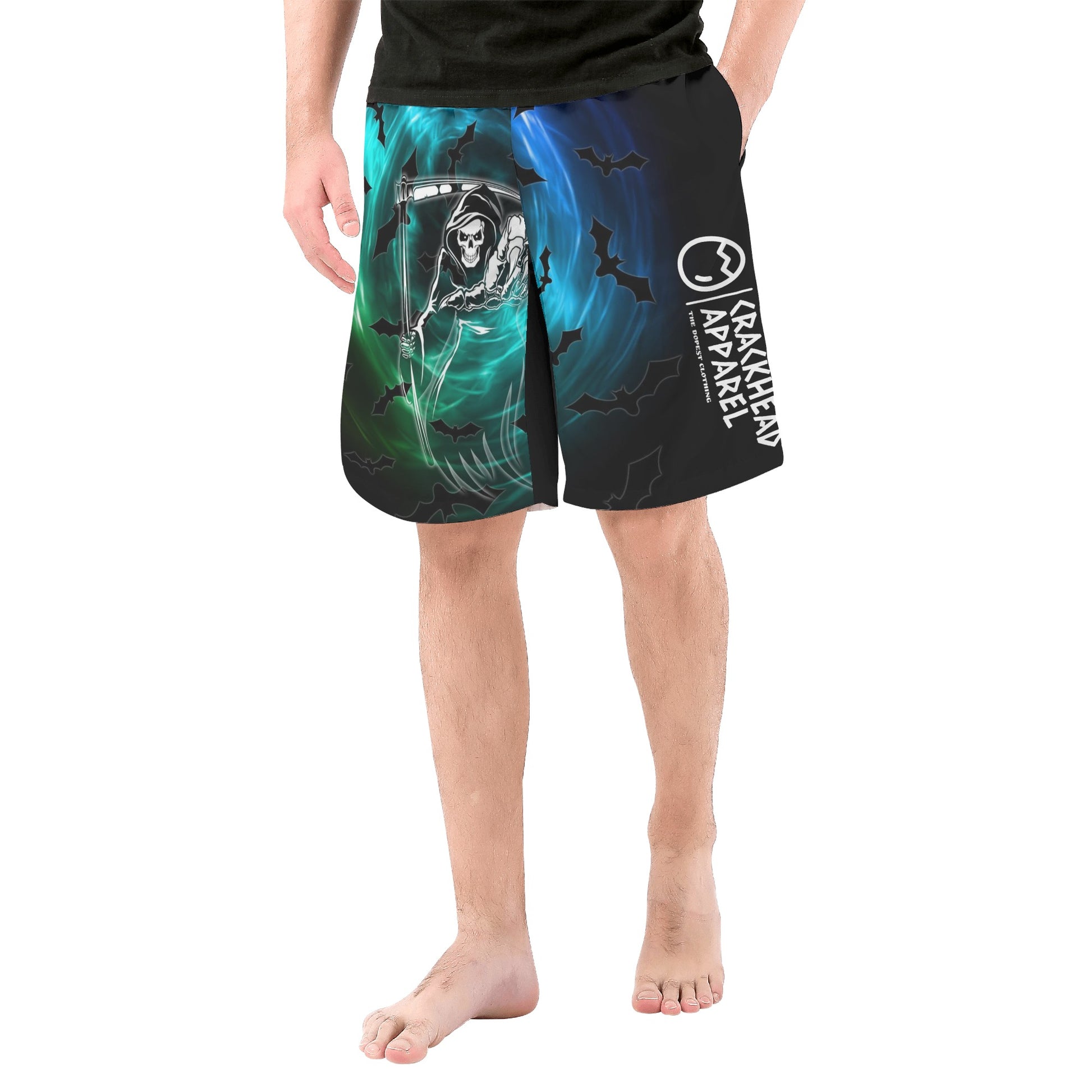 Men's Skullz Crackhead Board Shorts - Crackhead Apparel