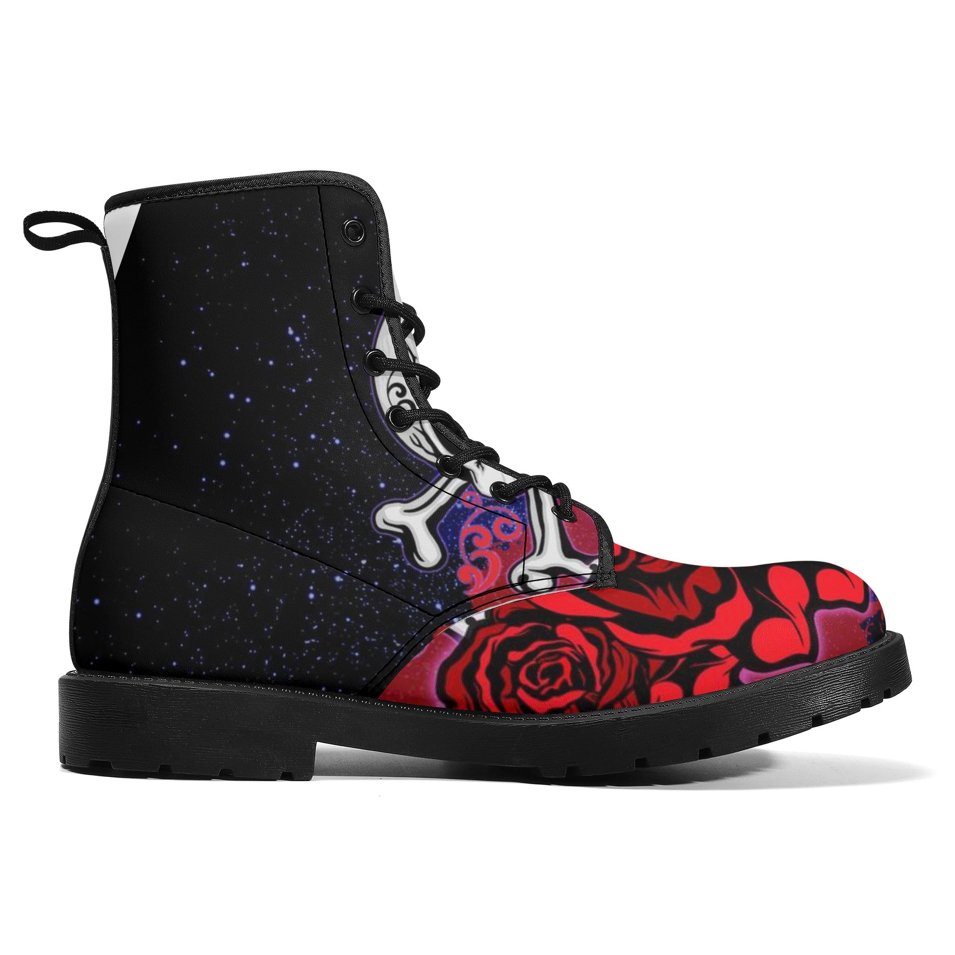 Women's Skullz Crackhead Leather Boots - Crackhead Apparel