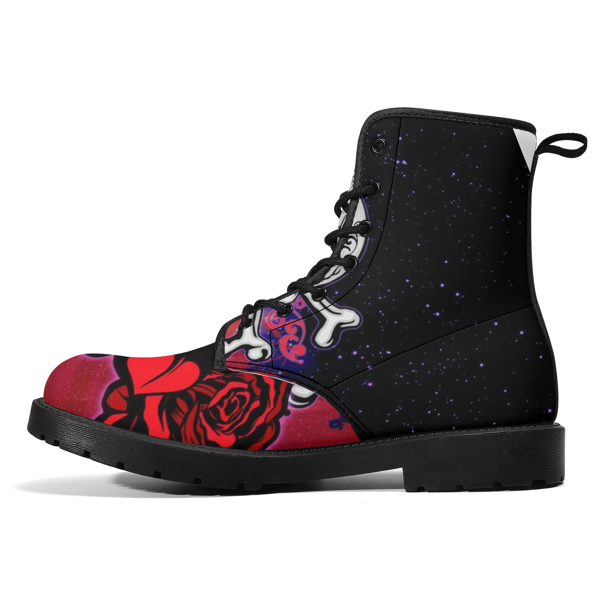 Women's Skullz Crackhead Leather Boots - Crackhead Apparel