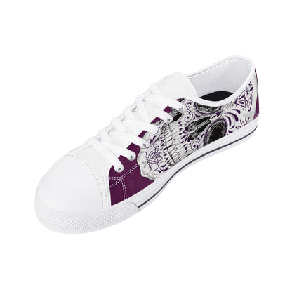 Women's Skullz Canvas Shoes with Crackhead Apparel Bag