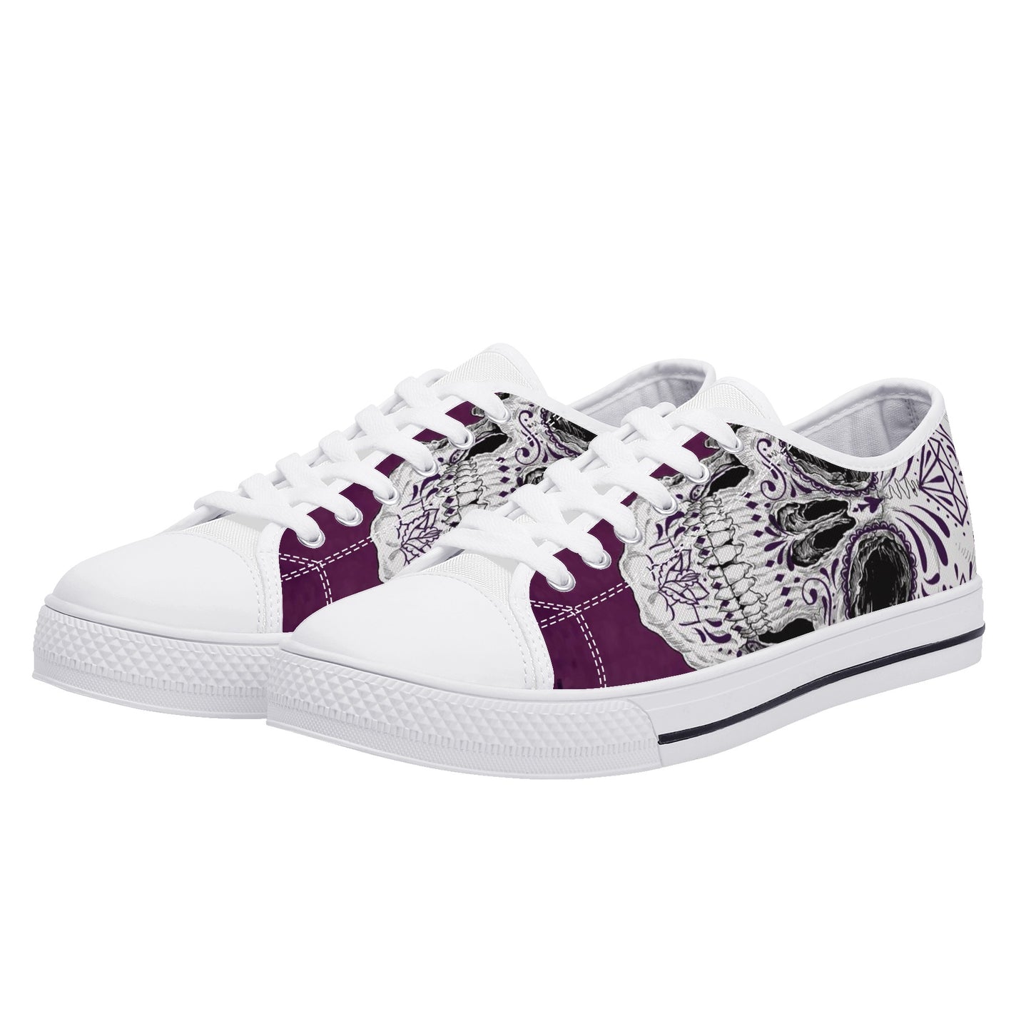 Women's Skullz Canvas Shoes with Crackhead Apparel Bag