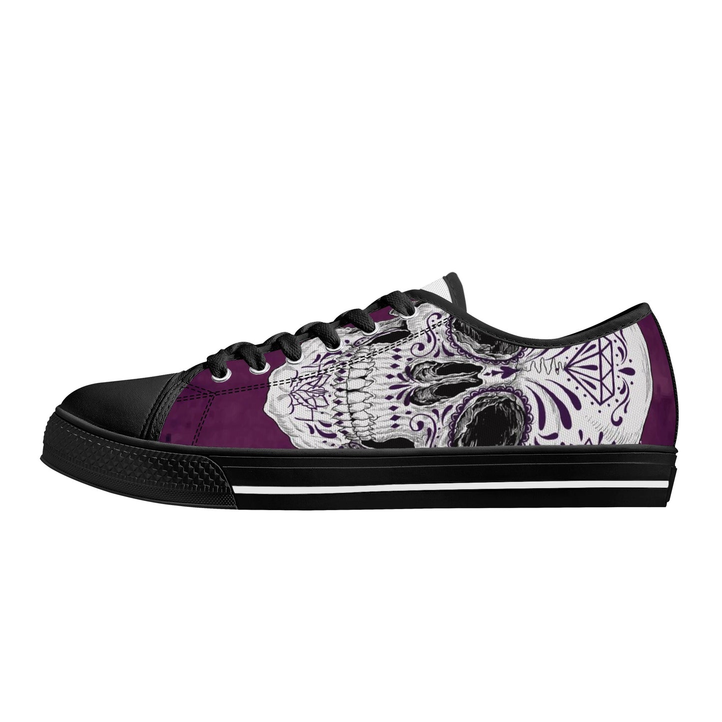 Women's Skullz Canvas Shoes with Crackhead Apparel Bag