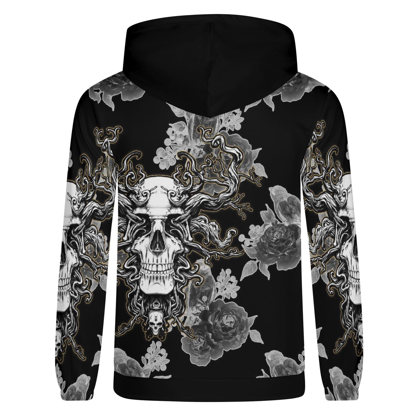 Men's Skullz Hoodie Sweatshirt with Crackhead Apparel Bag