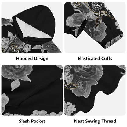 Men's Skullz Hoodie Sweatshirt with Crackhead Apparel Bag