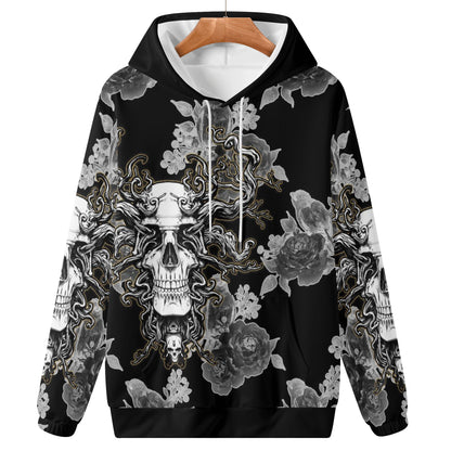 Men's Skullz Hoodie Sweatshirt with Crackhead Apparel Bag