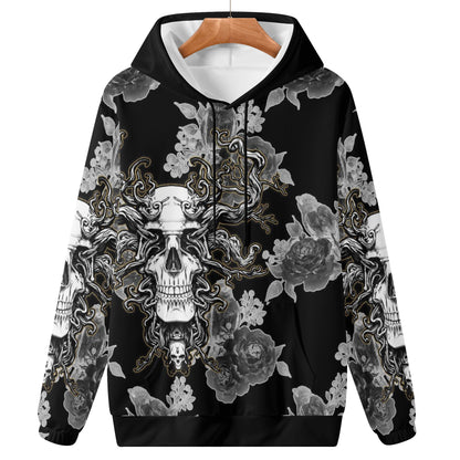 Men's Skullz Hoodie Sweatshirt with Crackhead Apparel Bag
