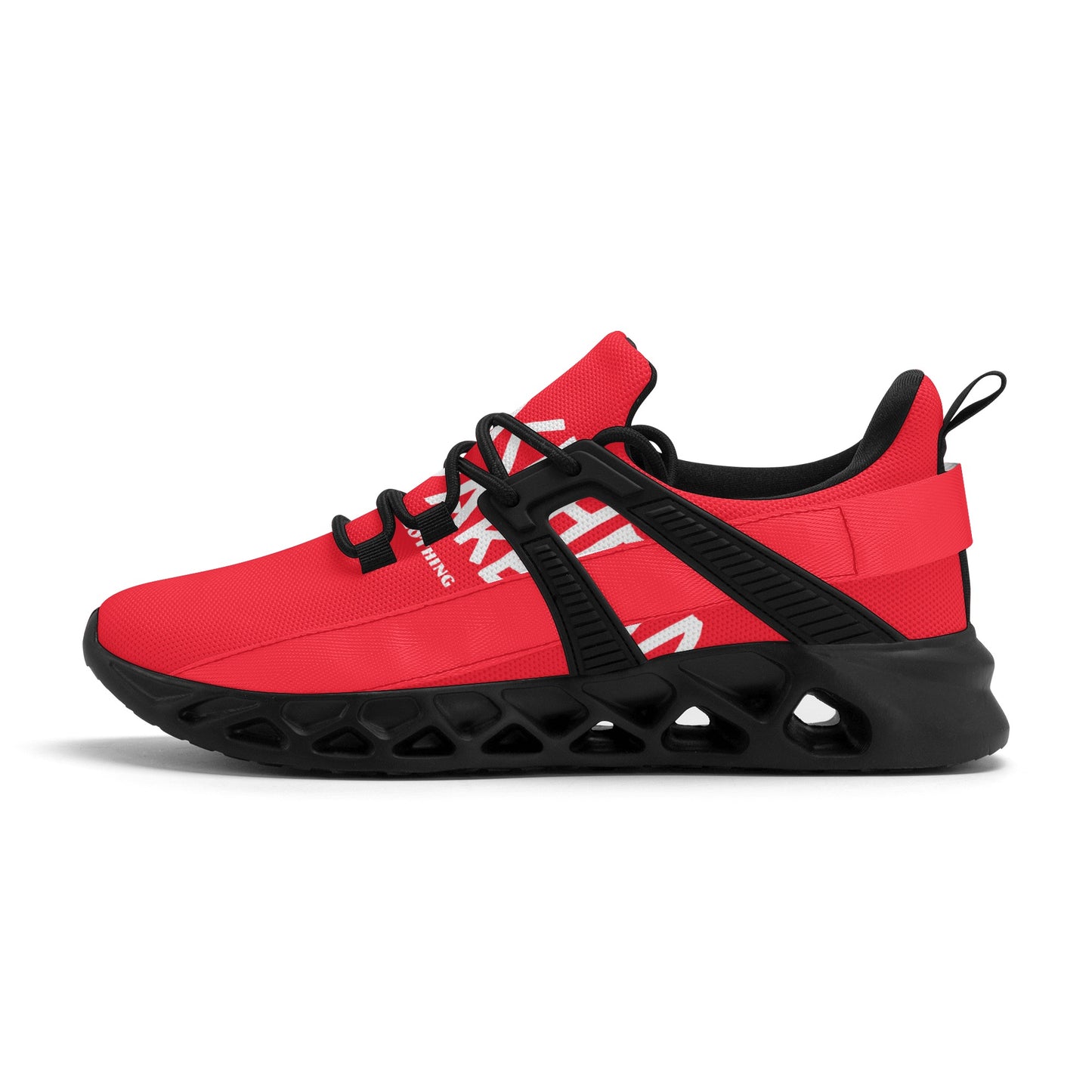 Men's Red Plainz Crackhead Shoes