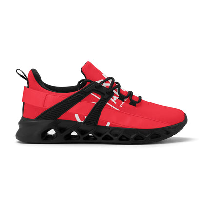 Men's Red Plainz Crackhead Shoes