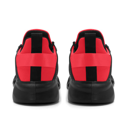Men's Red Plainz Crackhead Shoes