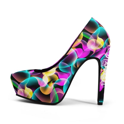 Women Groovy 5 Inch High Heels