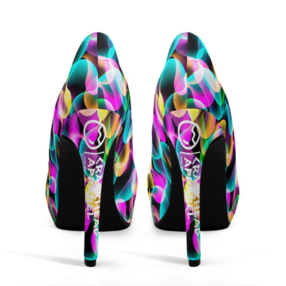 Women Groovy 5 Inch High Heels