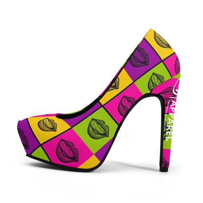 Women Lips 5 Inch High Heels