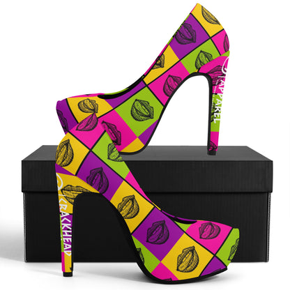 Women Lips 5 Inch High Heels