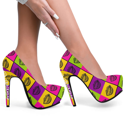 Women Lips 5 Inch High Heels