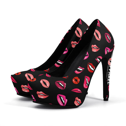 Women Lips 5 Inch High Heels