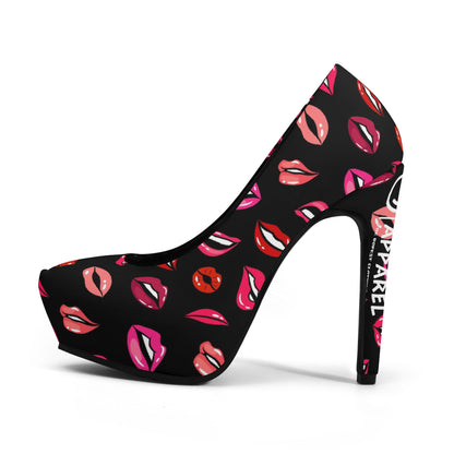 Women Lips 5 Inch High Heels