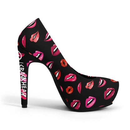 Women Lips 5 Inch High Heels