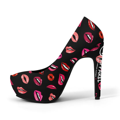 Women Lips 5 Inch High Heels