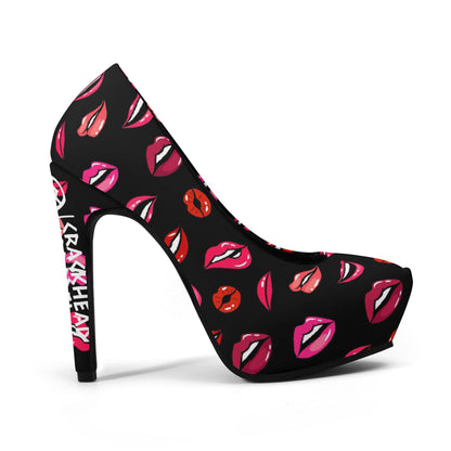 Women Lips 5 Inch High Heels