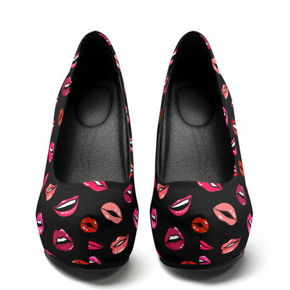 Women Lips 5 Inch High Heels