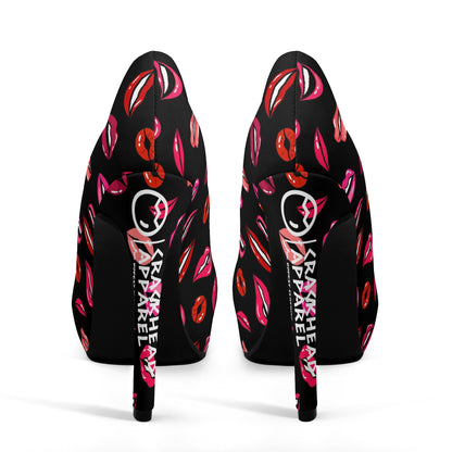 Women Lips 5 Inch High Heels