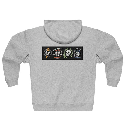 Crackhead Apparel Unisex Premium Full Zip Hoodie - Crackhead Apparel